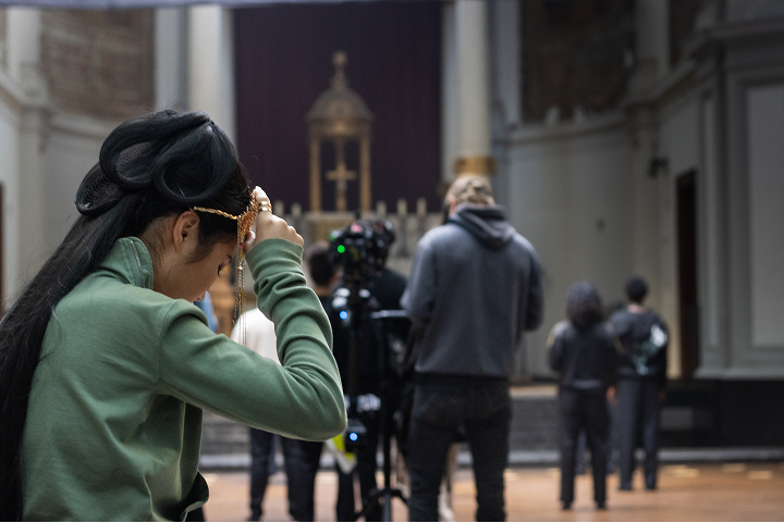Behind the scenes