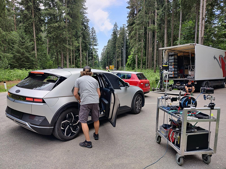 Behind the scenes